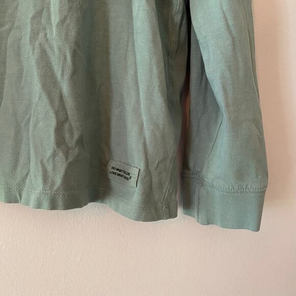 Life Is Good Women's size XL Blue Candycane Holiday Long Sleeve Crusher Tee - Picture 5 of 9